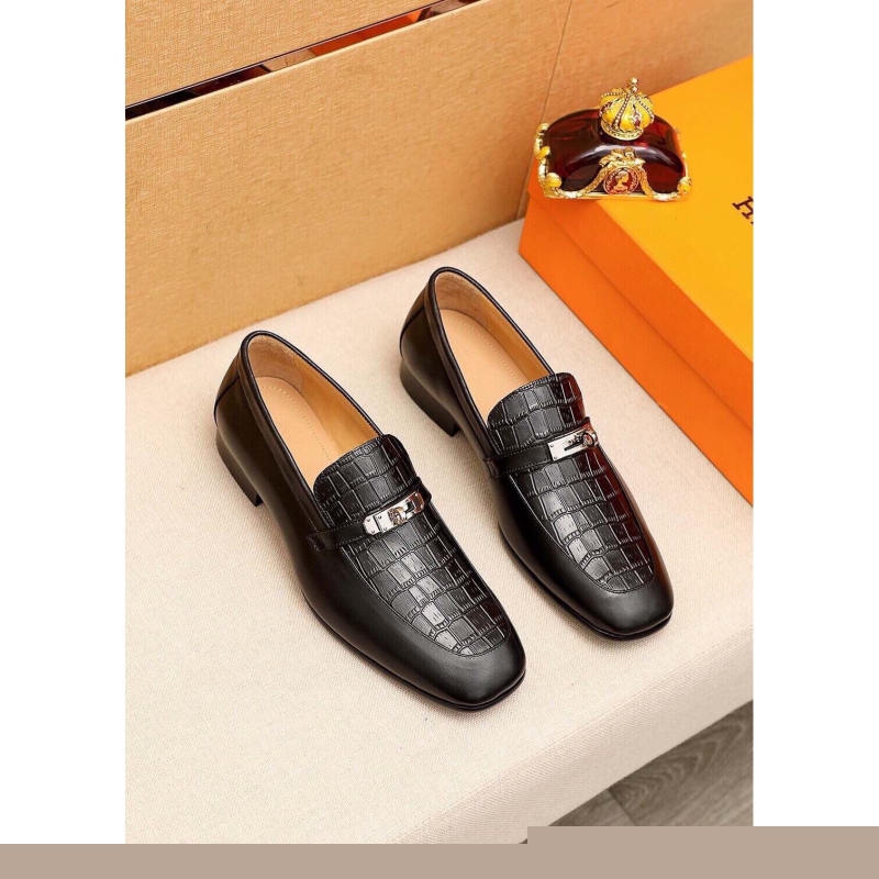 H**mes leather shoes